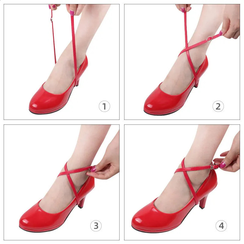 Women Shoelaces for High Heels Adjustable Ankle Shoe Belt Holding Loose Bundle Shoes Laces Tie Straps Band Belt Shoe Accessories 250319