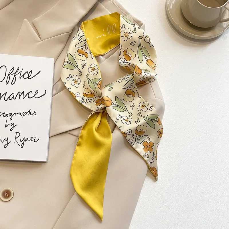 Colorful decorative scarves accessories for French hair collar scarf bags X250319