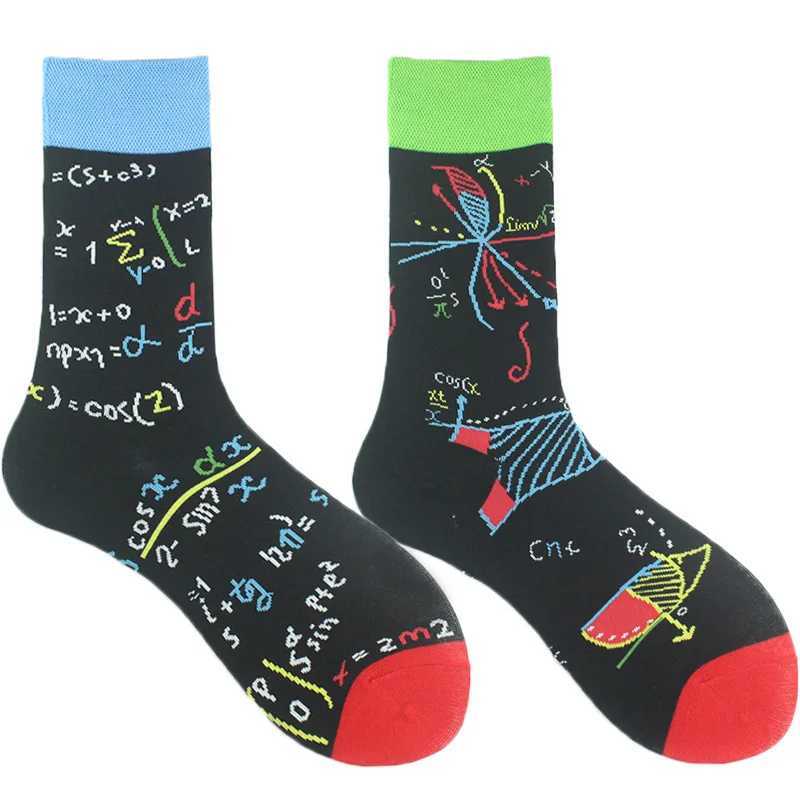 AB Professional Design Funny Socks Men Happy Animal Music Beer Skarpetki Socken Hip Hop Big Size Meias Skateboard Divertidos X250319