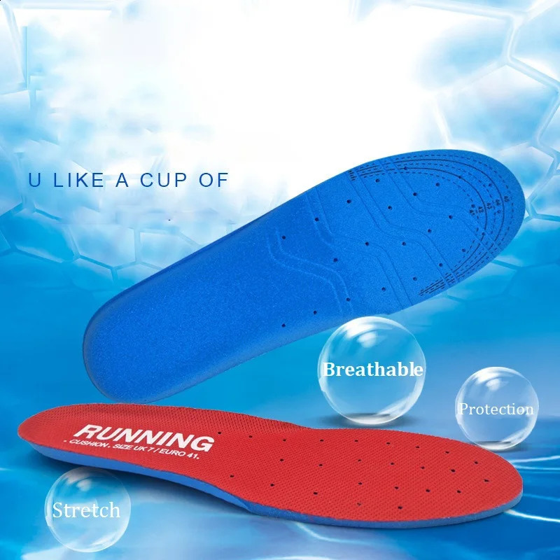 Shock Absorbing Insoles For Shoes Sole Mesh Deodorant Breathable Cushion Running Insoles For Feet Man Women Orthopedic Insoles 250319