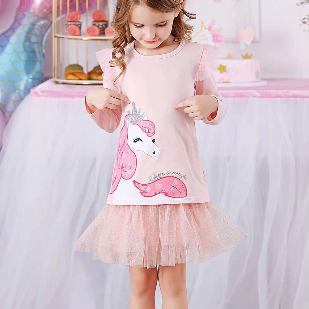 VIKITA Girls Pink Skirts with Bow Knot Kids Shiny Sequins Mini Skirts Girls Birthday Party Casual Daily Mesh Tulle Ballet Skirt 250319