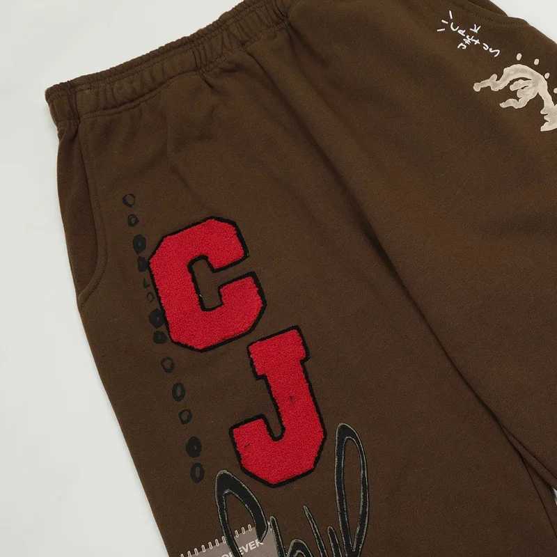 Fall Winter New Casual Pants ALPHAbet Towel Embroidery Men Women American High Street UTOPIA Co-branded Sports Pants X250319