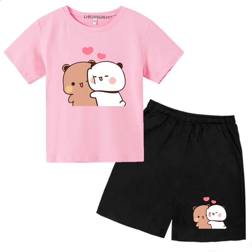 Summer children T-shirt Anime printing Leisure 2-12 Year Suitable for Boys Girls Tee suit Round Neck Tops Kid Short Sleeve 250319