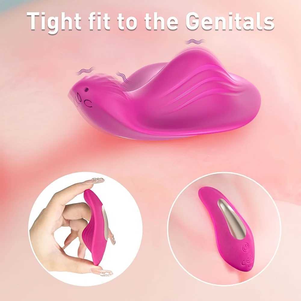 Wearable vibrator sex toy suitable for women with 9 modes powerful functions two-point stimulation personal massage rechargeable couple sex toy W25031