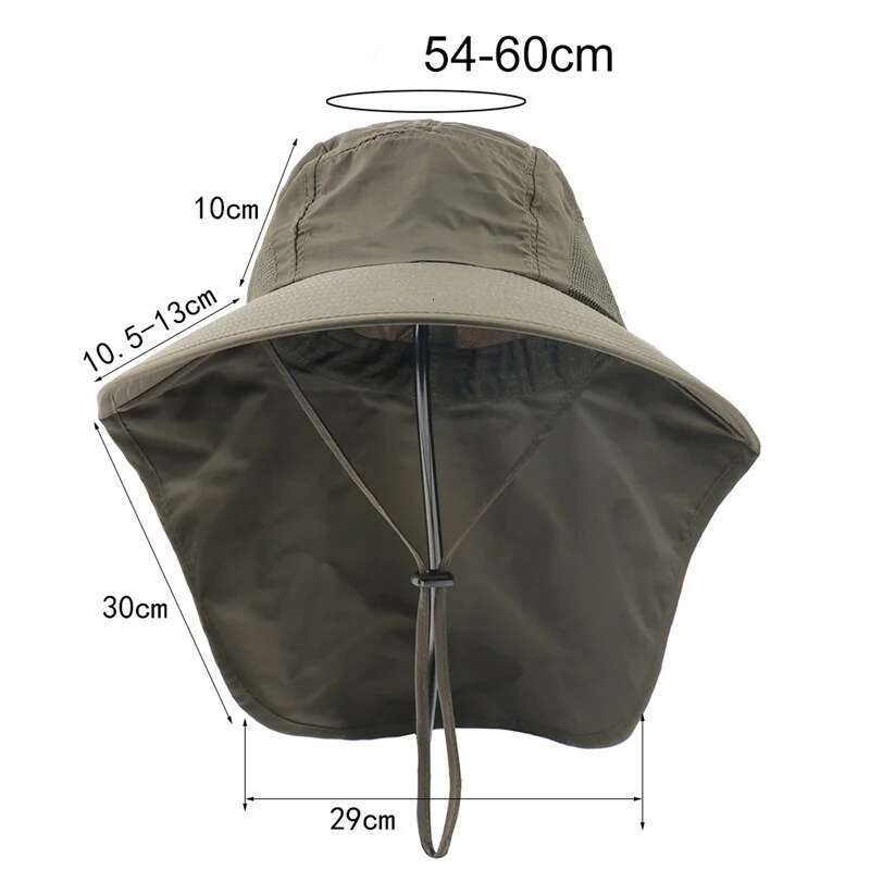 Summer Men Protection And Splashing Women Sun Shading Anti Ultraviolet Fisherman Hats Shawl Outdoor Cap Unisex