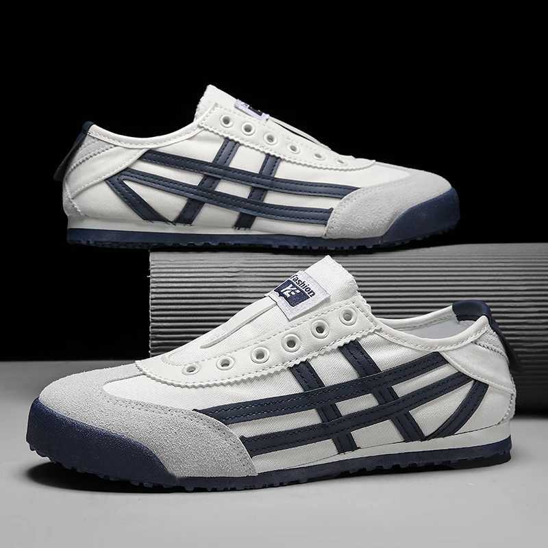 Classic Canvas Men Casual Sport Shoes Fashion Male Breathable Walking Sneakers Lightweight Slip on Men Tennis Shoes Couple Flats Z250319