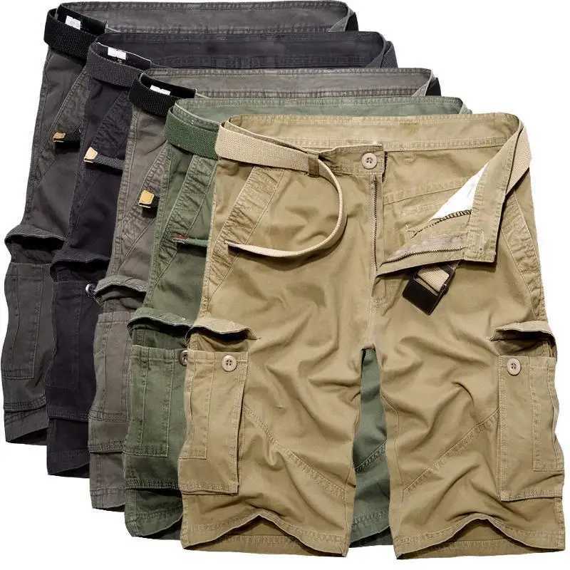Summer new five point tool shorts mens fashionable multi pocket pants W250319