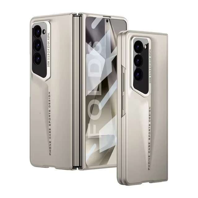 Fashion Cover Blade Super Thin Case for Samsung Galaxy Z Fold 6 5 Screen with Film Protection