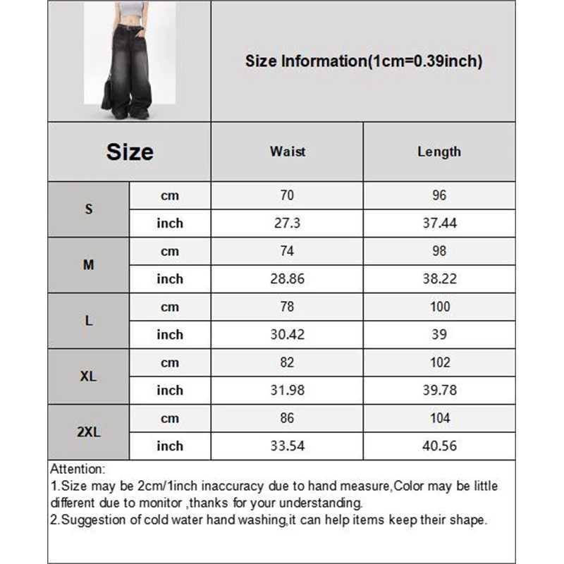 Ultra fine retro black jeans womens wide leg pants fashionable Y2K low waisted pocket jeans Trouser mens bucket jeansT250319