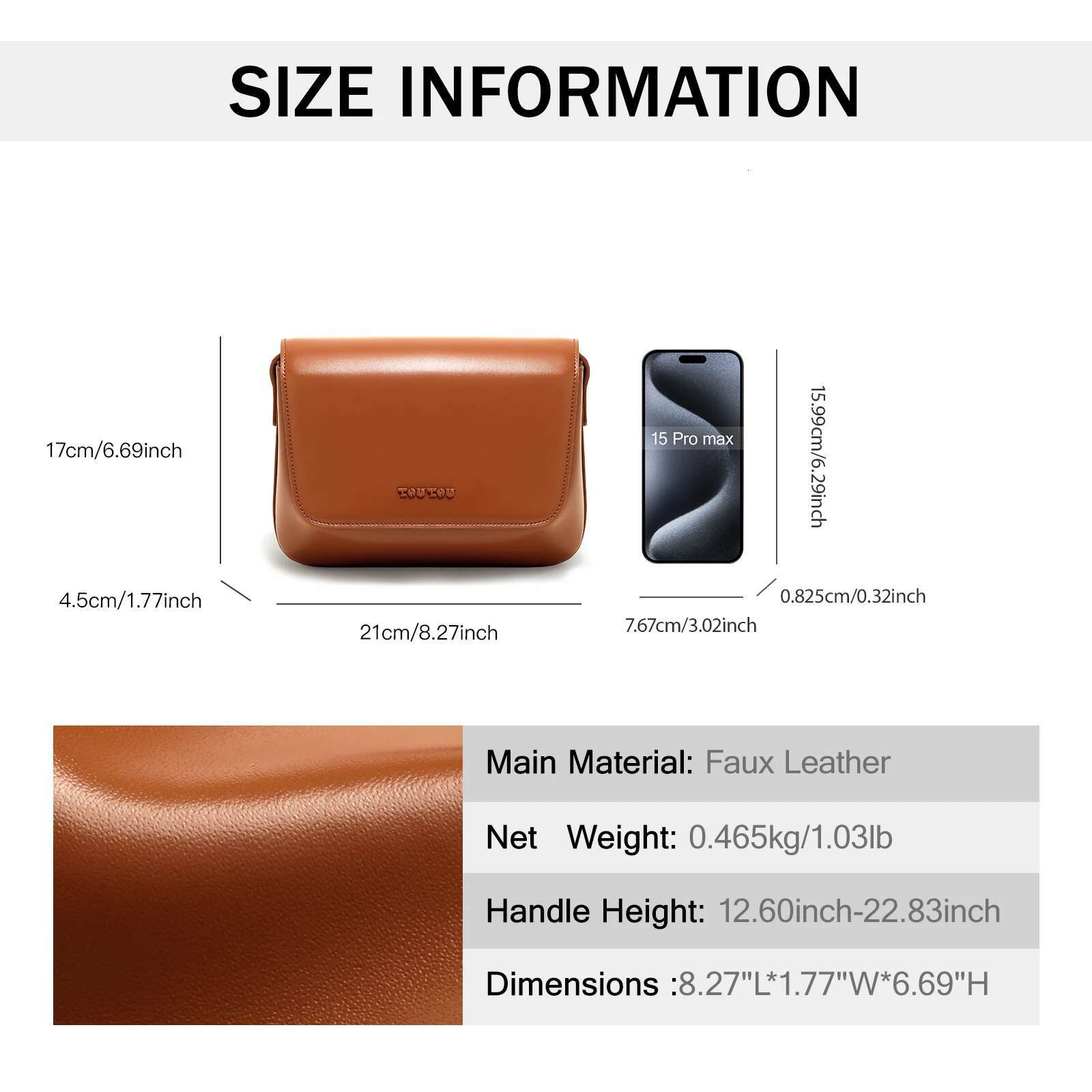 TOUTOU New Leather Ladies Fashion Small Square Original Design Handbag Multi-Functional And Exquisite Shoulder Bag
