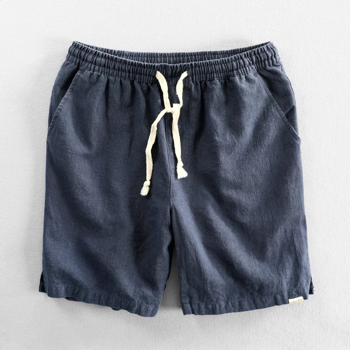 Men Summer Cotton Linen Shorts Japan Candy Color Beach Holiday Home Male Simple Casual Slim Fit Harajuku Soft Thin Shorts Pants 250317