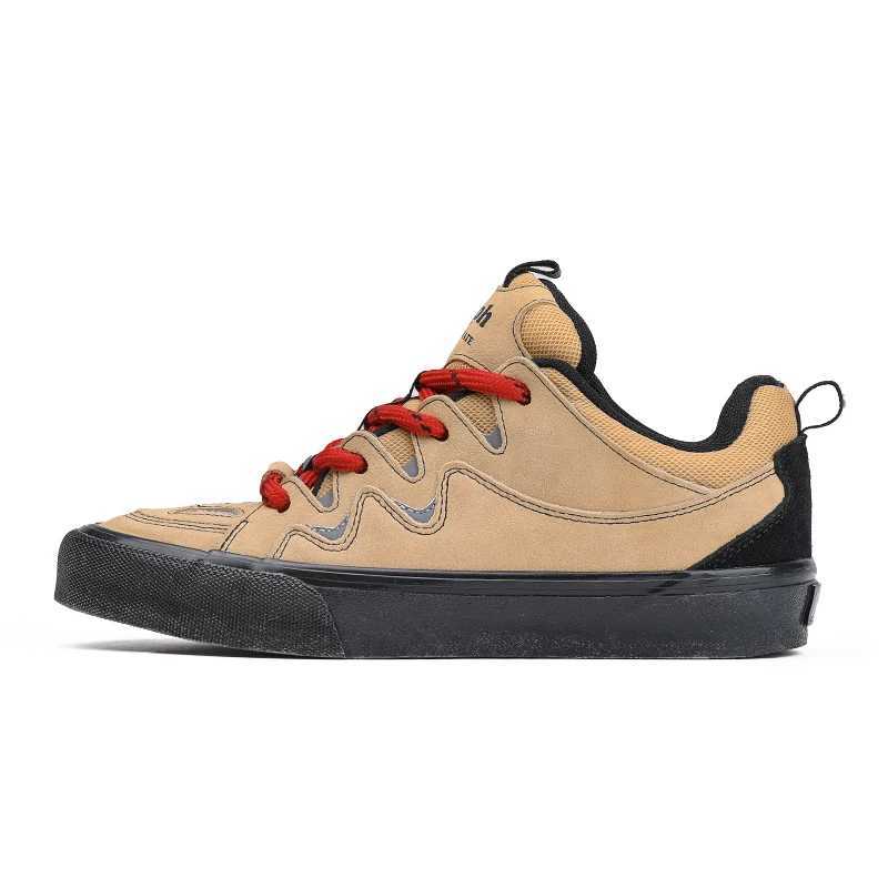 Joiints Brown Fluffy Sneakers Professional Skateboarding Shoes Fi Mens Sneakers Cfortable Cushi Anti slip Sneakers Y250318