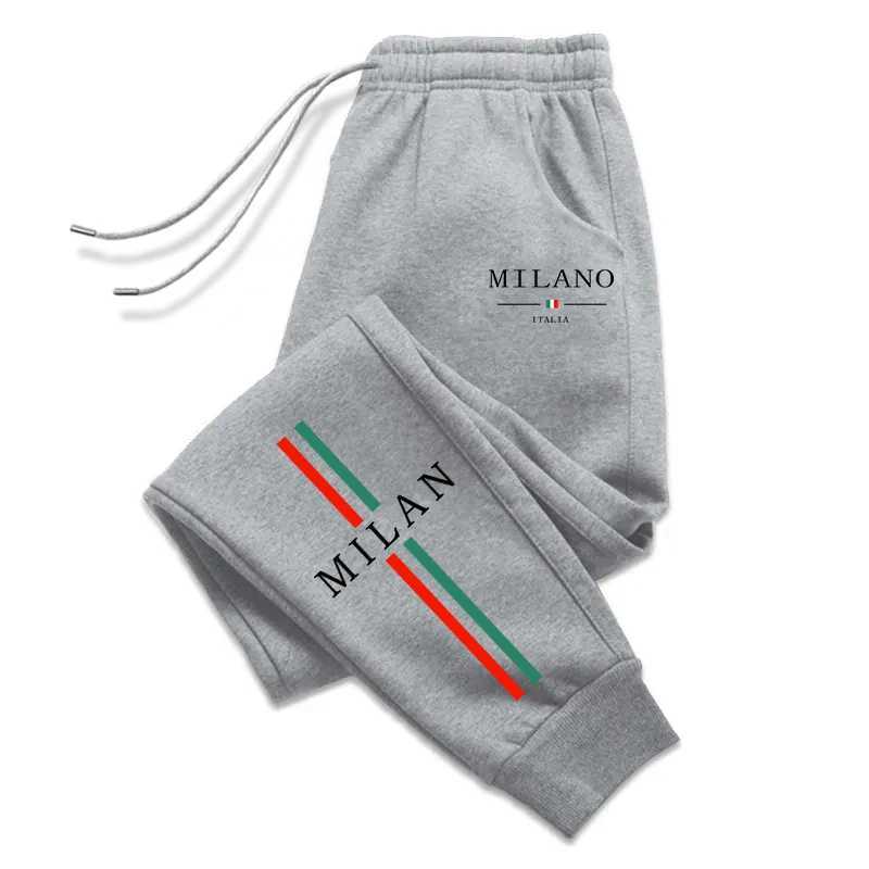 Milan Urban Printing Mens Sweatpants Daily Casual Jogging Pants Comfortable Fitness Sports Trousers 2025 Versatile Womens Slack X250319