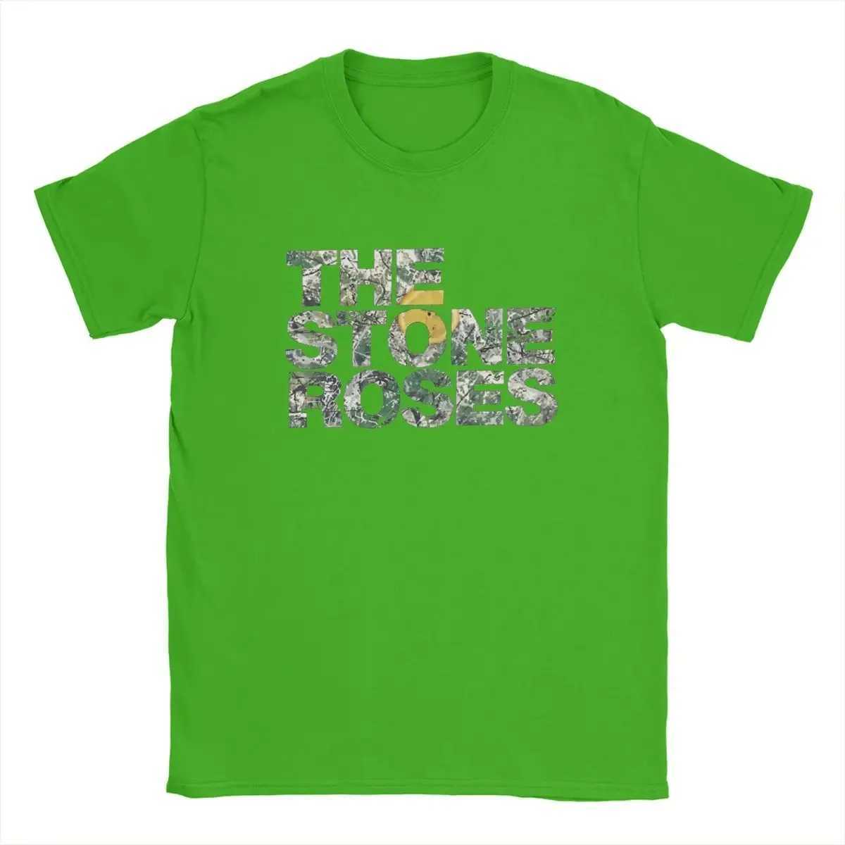 Stone Rose Mens T-shirt Pure Cotton Funny T-shirt Round Neck Christmas Travel T-shirt Short Sleeve Summer ClothingT250318