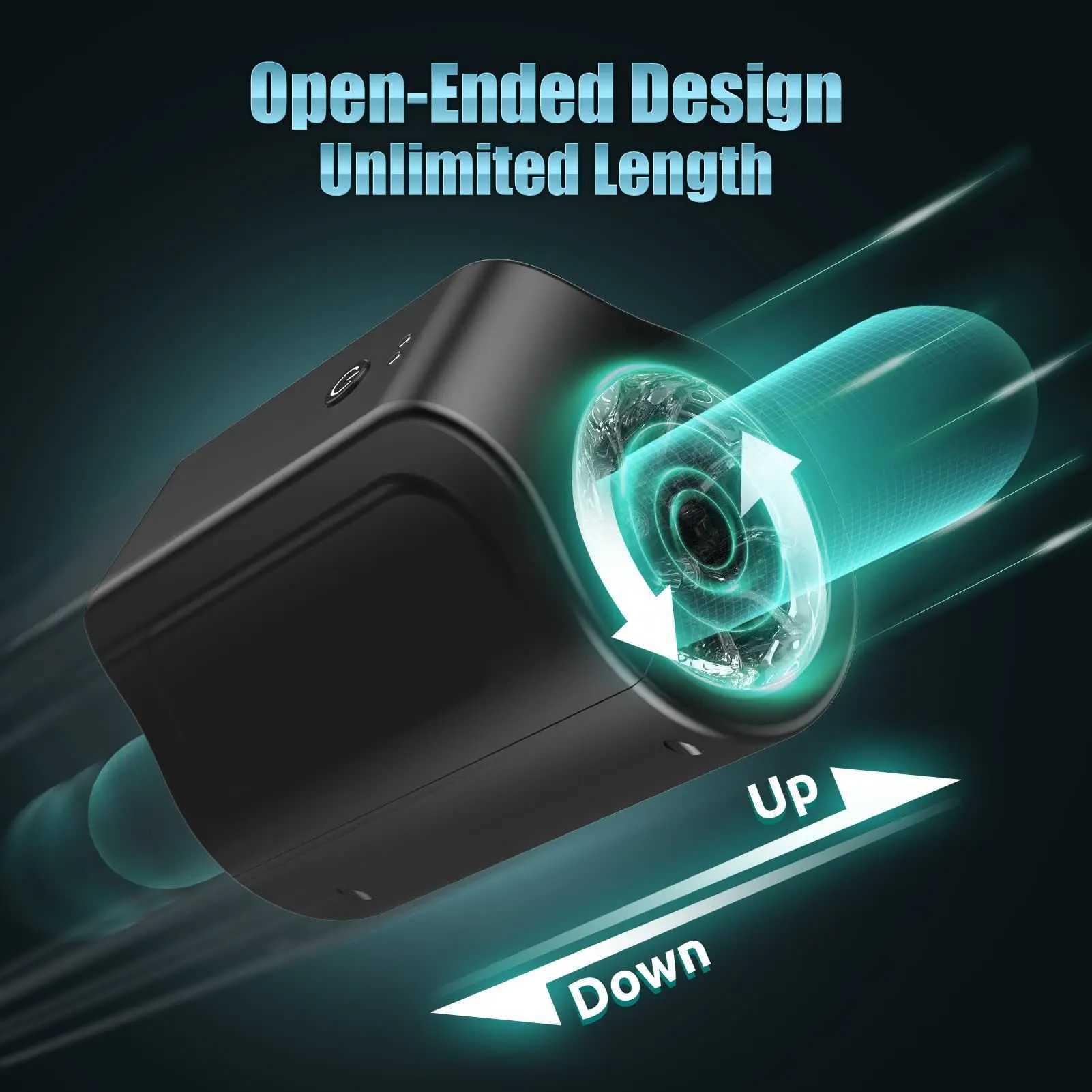 SENSIVO Open-Ended 7 Rotating Automatic Rotation Automatic Male Masturbator Vagina Blowjob Masturbator Cup Adult Sex Toys For MenXJ250319