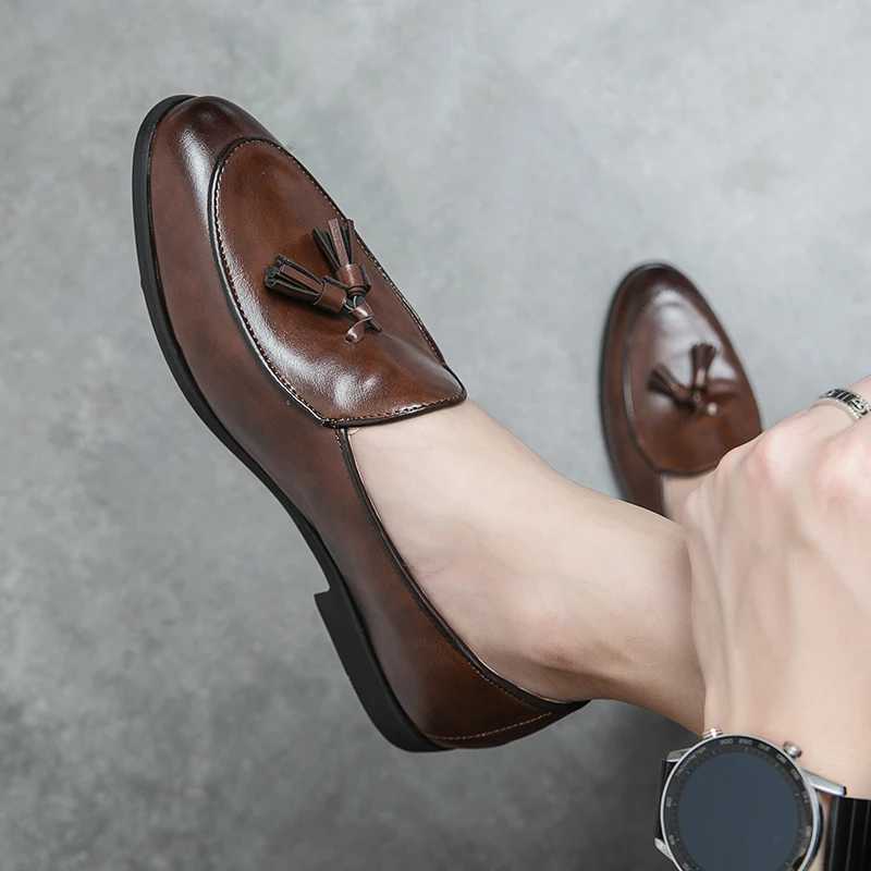 Men Formal Shoes Tassel LoafersXJ250319