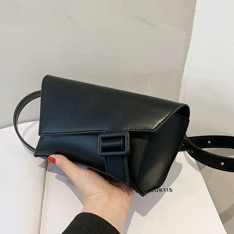 Womens Belt Bag Fashion Trend Shoulder Cross Body Bag Leather Fanny Bag Waist Bag Womens Square Handbag Waist Bag 250317