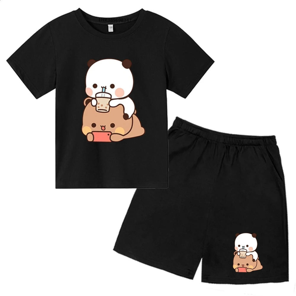 Summer children T-shirt Anime printing Leisure 2-12 Year Suitable for Boys Girls Tee suit Round Neck Tops Kid Short Sleeve 250319