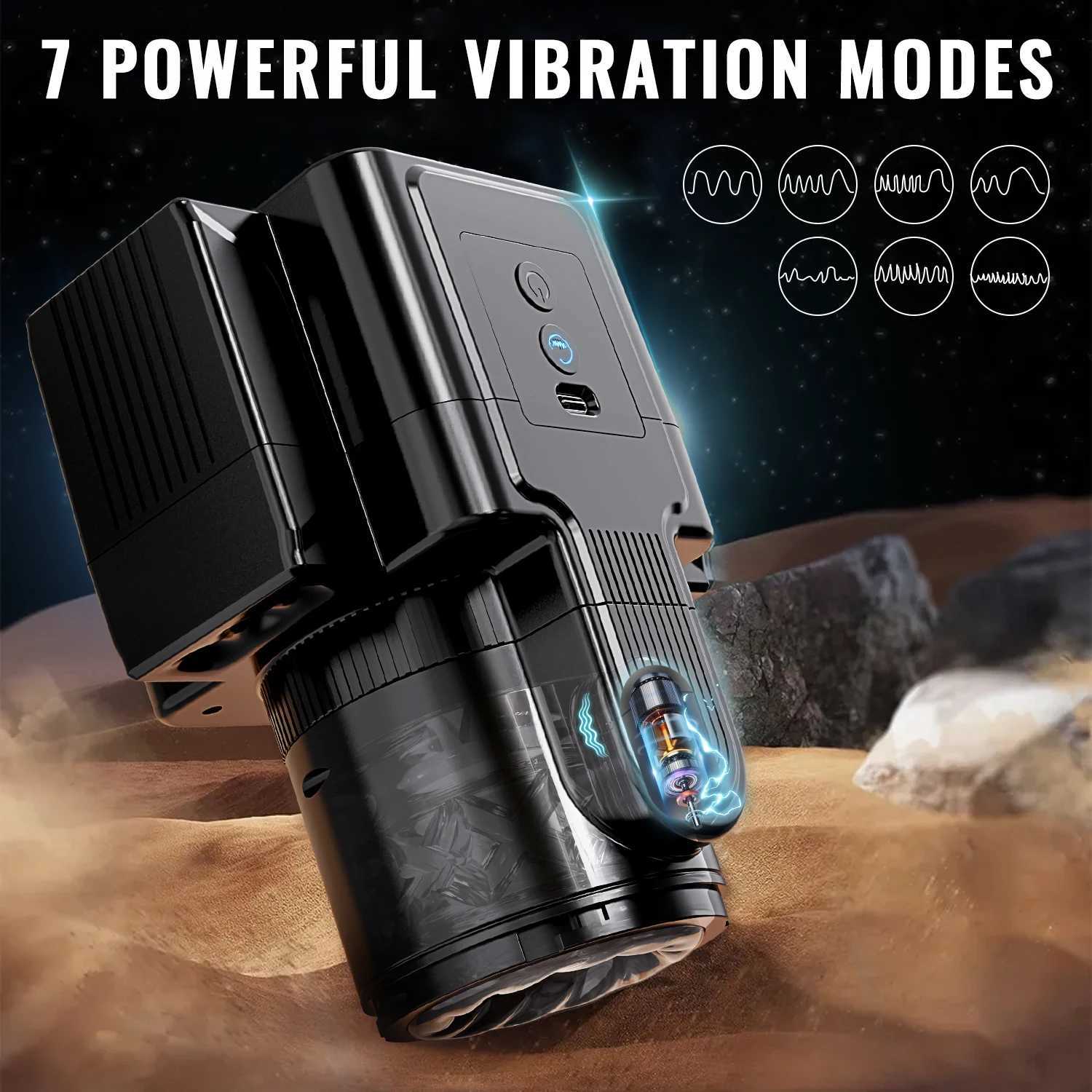 Automatic retractable male masturbator cup stimulating masturbator piston for male open adult devices oral sex toysXJ250319