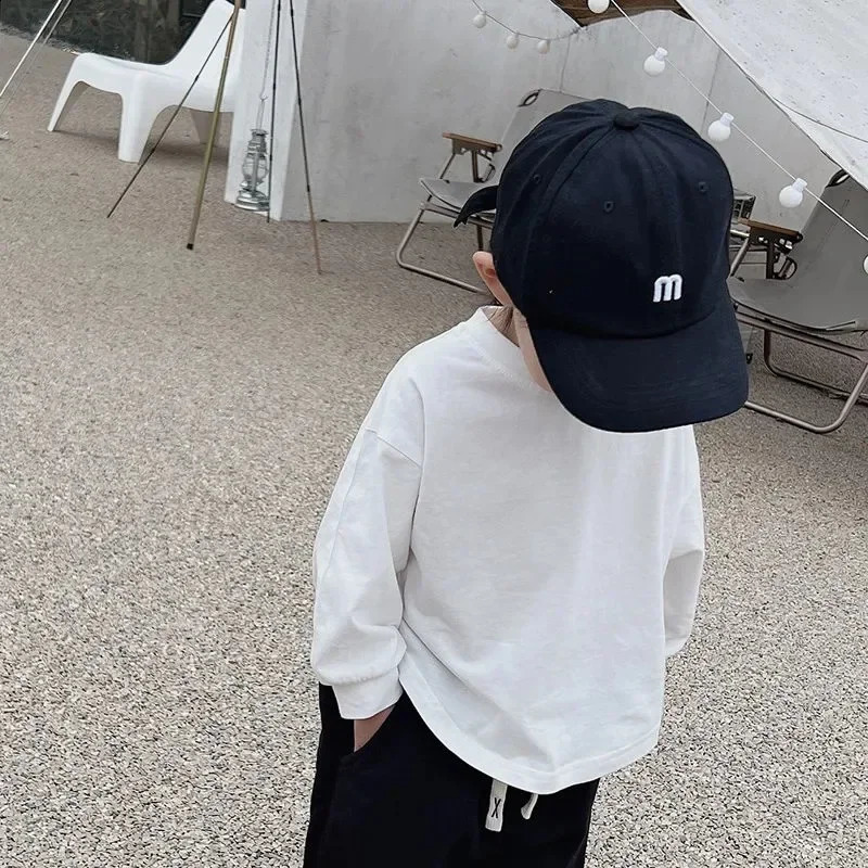 Boys T-shirt Autumn Baby Kids Tops Casual Sports Long Sleeve Clothing Sweatshirts Sports Kids Boy Girl Hoodies Toddler T-shirts 250319
