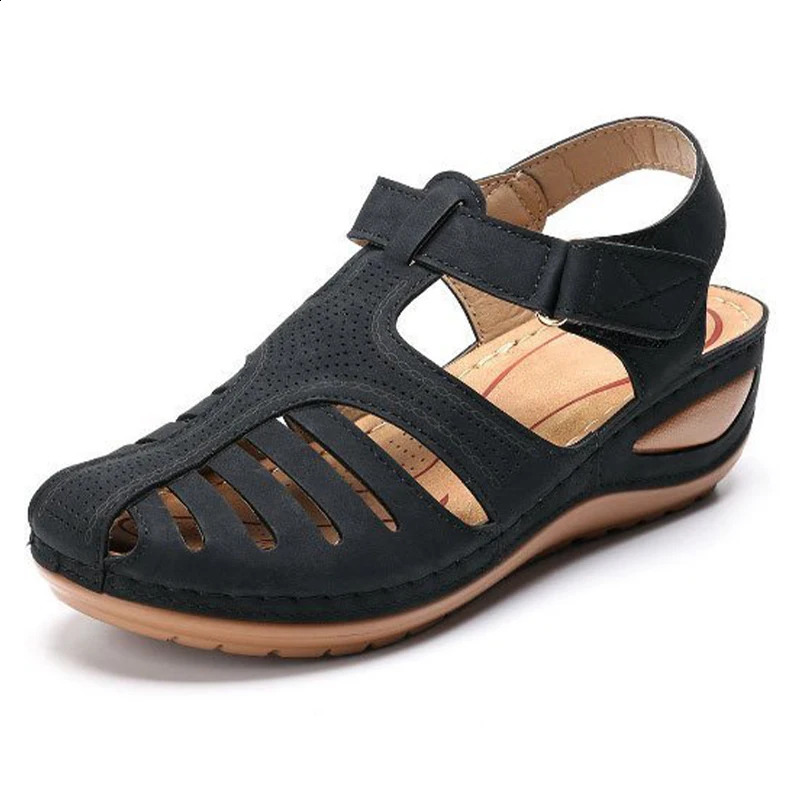 Womens Sandals Premium Orthopedic Bunion Corrector Flats Casual Soft Sole Beach Wedge Vulcanized Shoes Zapatillas De Mujer 250317