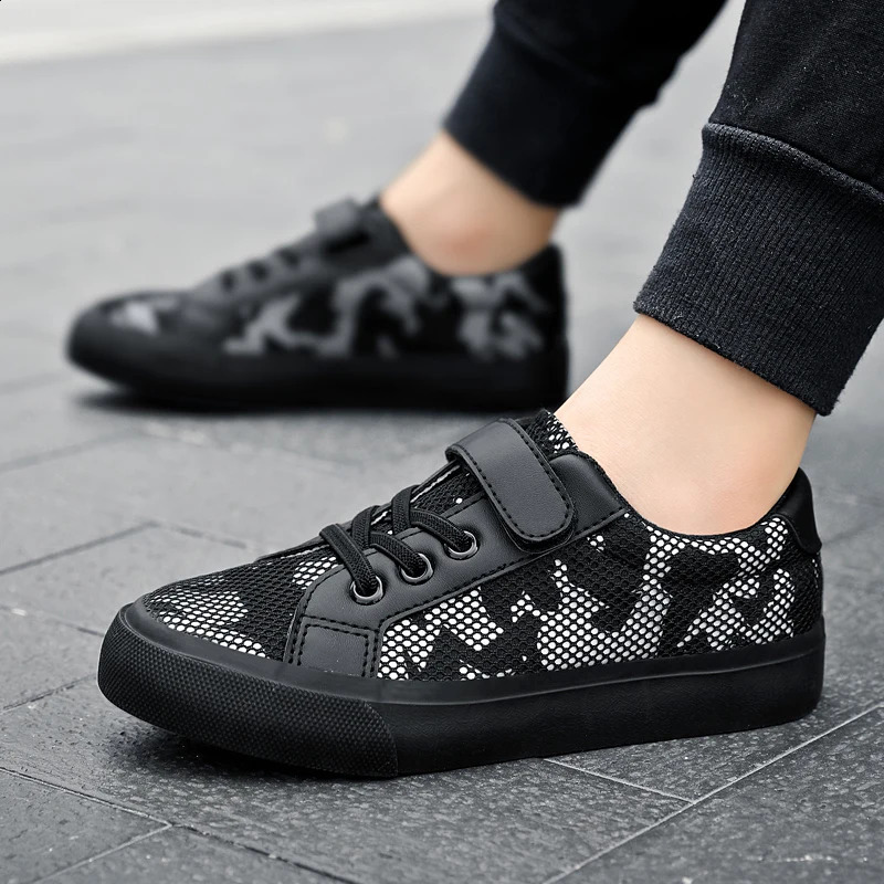 Kids Shoes Children Sneakers vulcanized Non-slip Wear Resistant Sports Walking Childrens Skate Shoes Quality Sneakers for Boys 250319