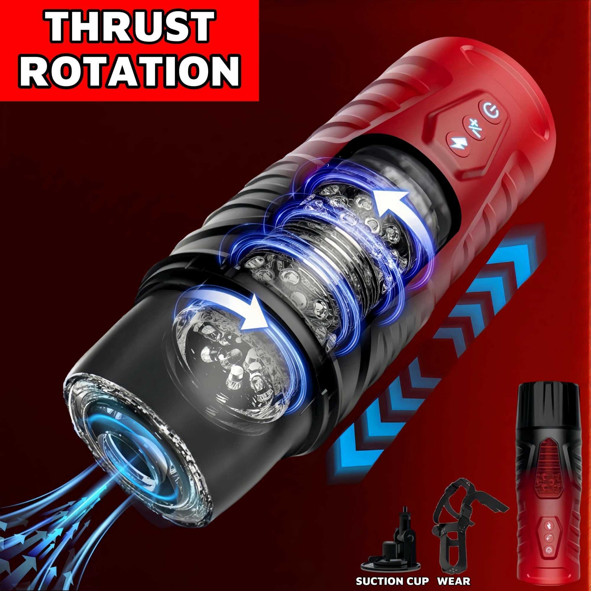 Automatic male masturbator with 7 extractors and vibrator functions pocket cat masturbator pocket cat male vibrator penis pumpXJ250319