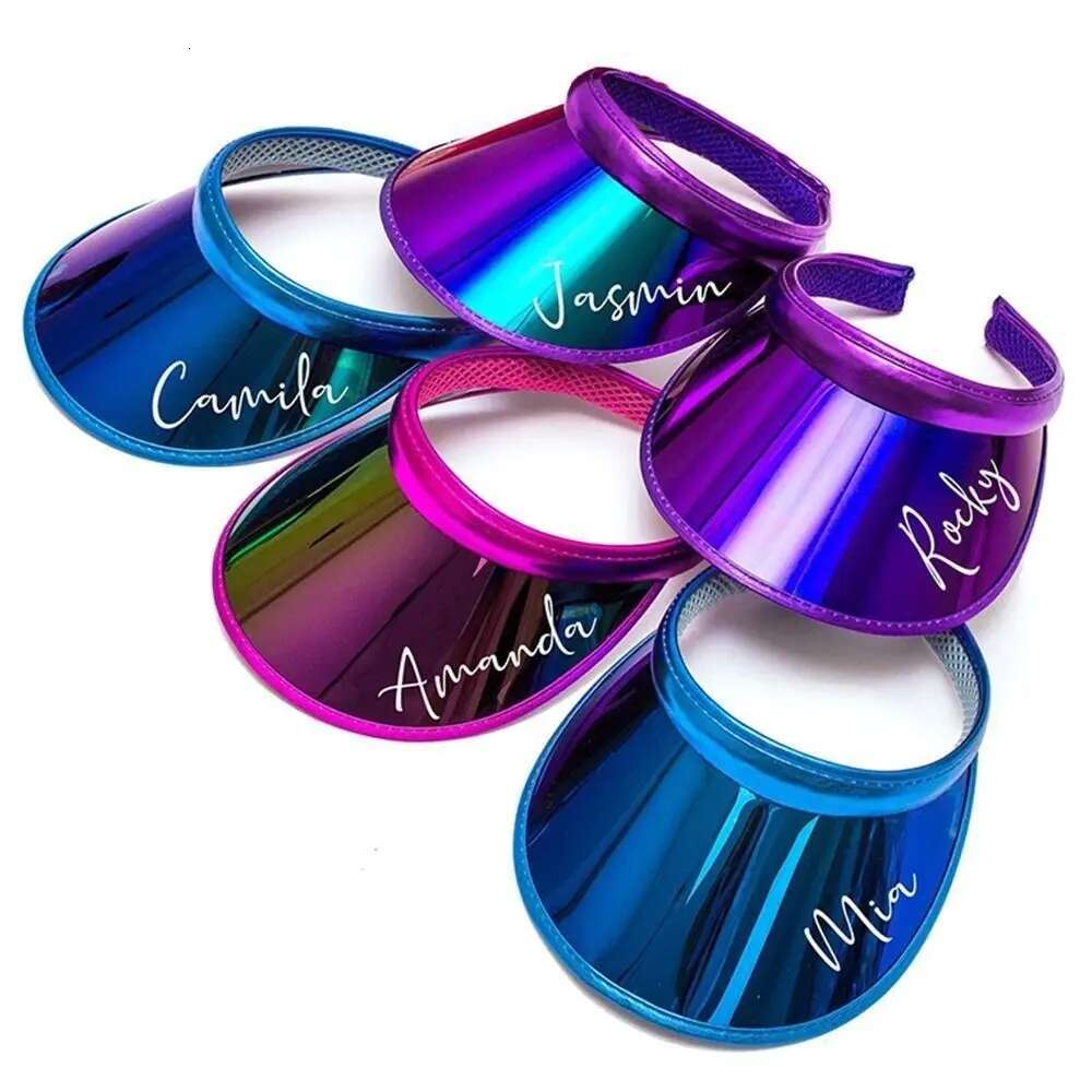 Plastic Summer Baseball Hat New Transparent PVC Visor Caps Women Men Empty Top Outdoor Sunshade
