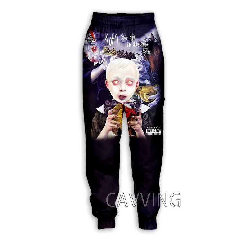 New Fashion 3D Print Korn Band Casual Pants Sports Sweatpants Straight Pants Sweatpants Jogging Pants Trousers X250319