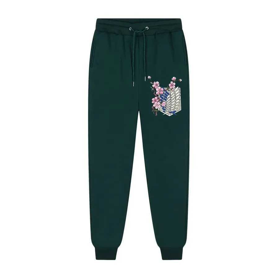 Autumn and Winter New Mens Jogging Pants Attack on Titan Printed Trousers Daily High Street Casual Fleece Sweatpants S-3XL X250319
