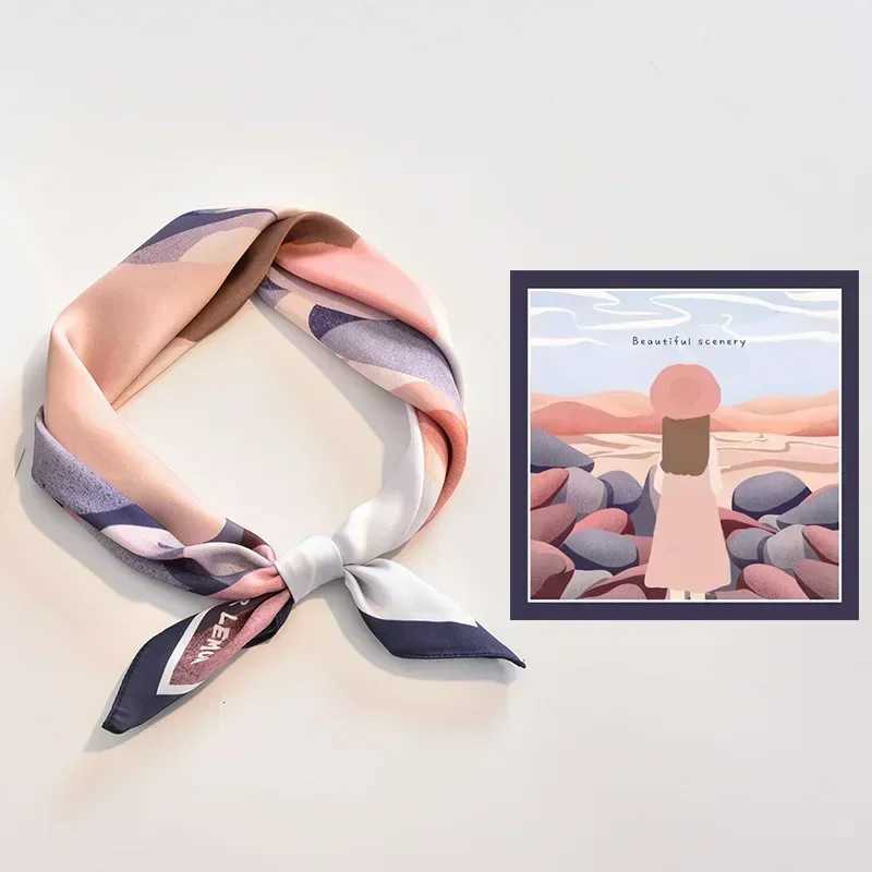 Summer Silk Scarves for Wan Beautif Pattern Smooth Touch scarf Summer Sun Protection Silk Scarf X250319