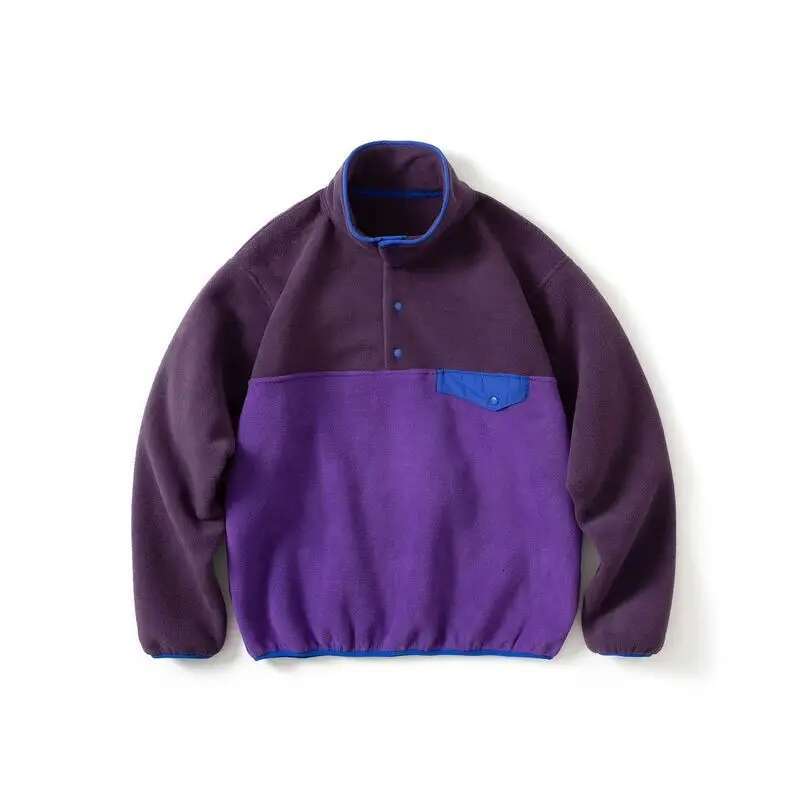 Couple Style Autumn/Winter Outdoor Pullover Trendy Warm Hoodie Fashionable Lamb Fleece Jacket