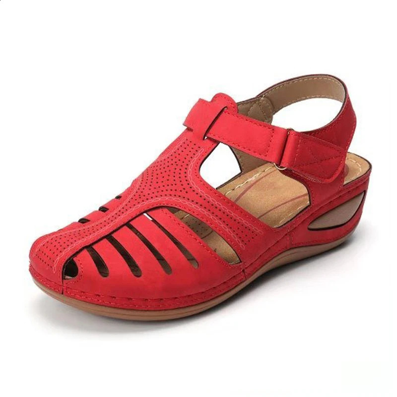 Womens Sandals Premium Orthopedic Bunion Corrector Flats Casual Soft Sole Beach Wedge Vulcanized Shoes Zapatillas De Mujer 250317