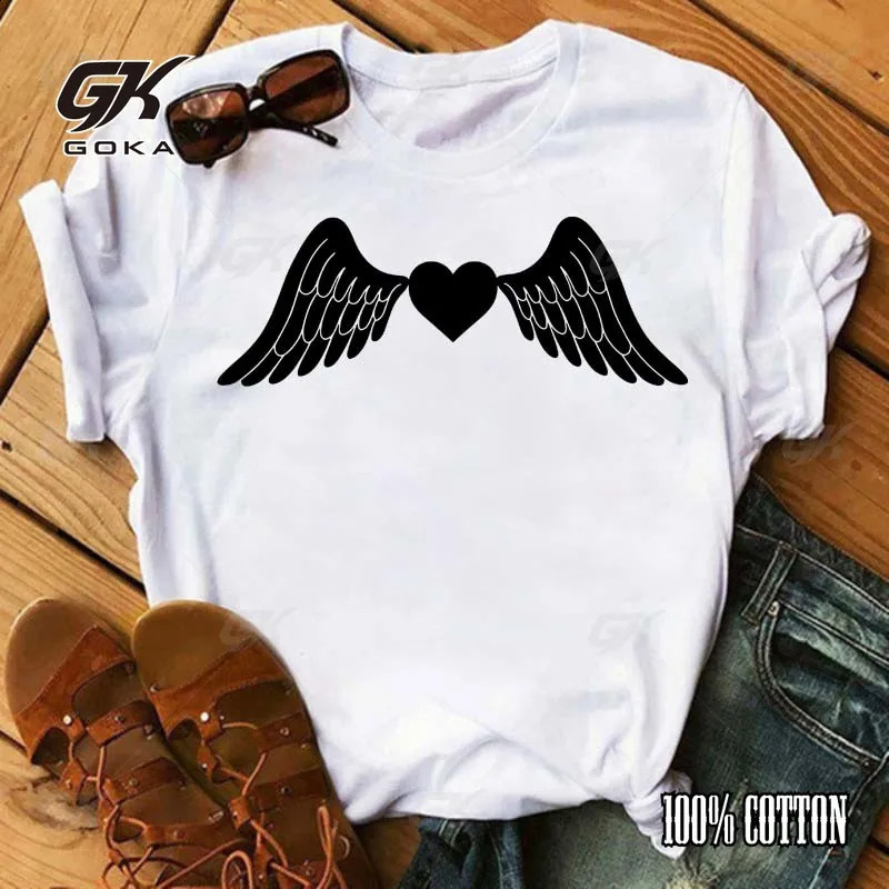Fashion Birds Print Women Cotton T Shirt Loose Short Sleeve O Neck Hip Hop Ladies Tees Vintage Top Clothes Unisex Shirts 250311