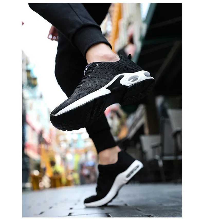 2024 Mens Running Sneakers Black Lightweight Sneakers Cheap Sports Air Walking Slow Running Breathable 39-44 Z250319