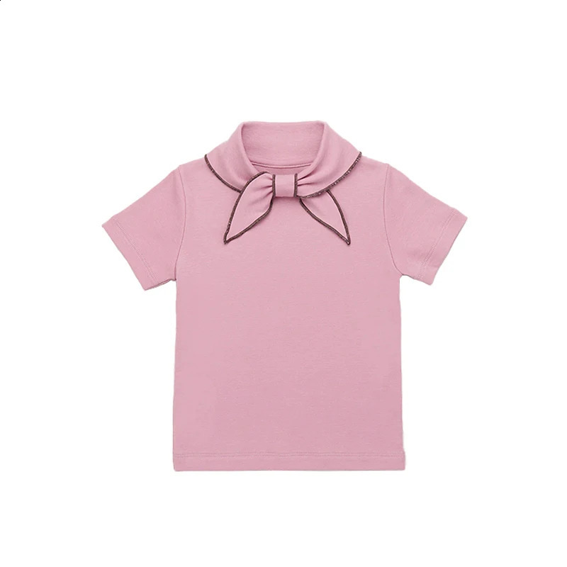 2025 Arrival Korean Childrens Spring Summer Outfit Set Baby Girls Color Short Sleeve T Shirts Skirts Kids Outdoor Clothes 250319