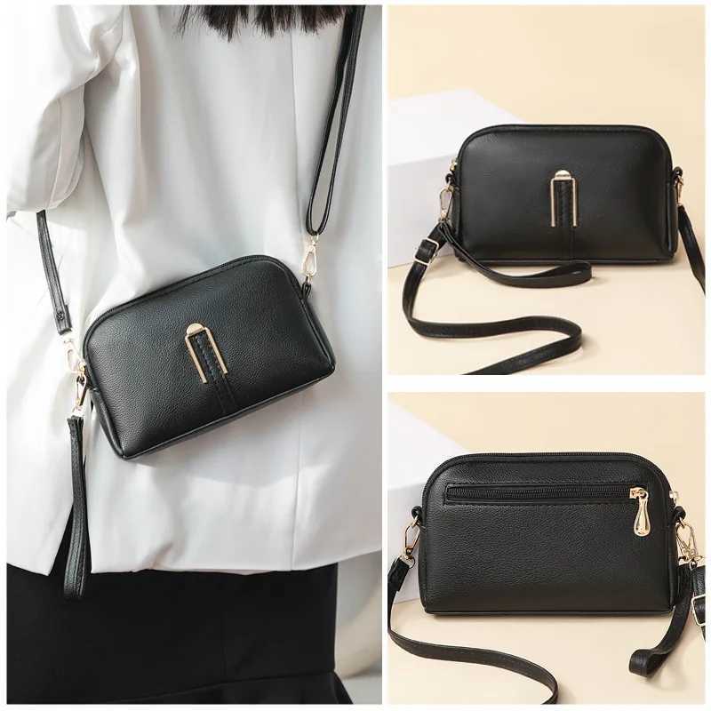 New Arrival Soft leather mother bag womens new Korean version simple shoulder bag womens cross body handbag T250318