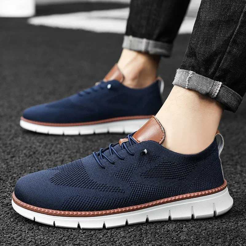 Men Casual Shoes Breeze Stylish Oxfords Fashion Formal Business Urban Shoes for Male Non Slip Dress Sneakers for Party Z250319