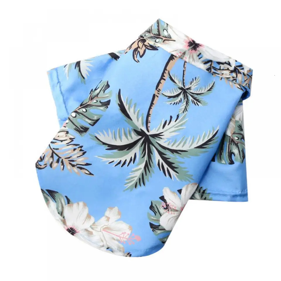 4 Beach Pineapple Hawaiian Pet Dog/Cat Spring/Summer Four Seasons Shirts 250318