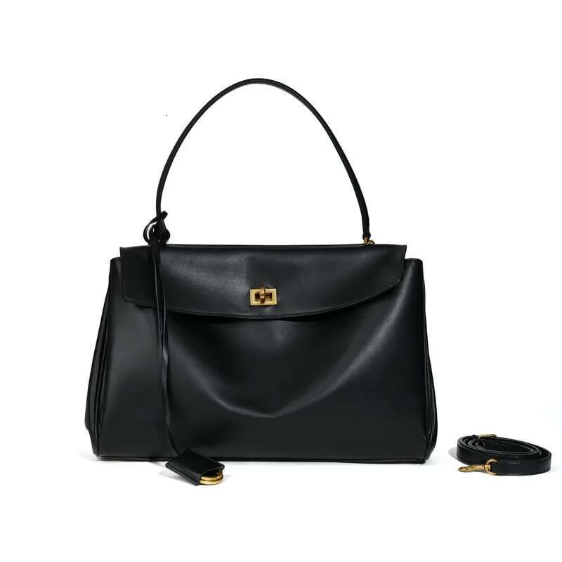 2025 Brand Rodeo Woman Bags Spring Autumn Genuine Leather Totes Fashion Gold Buckle Women Shoulder Handbags
