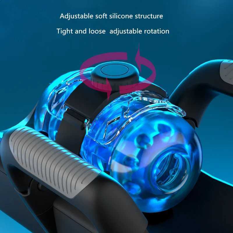 Telescopic Penis Cup Male Smart Masturbator Dual Handles Control High Speed Adjustable Overlength Thrusting Stimulation Sex ToysXJ250319