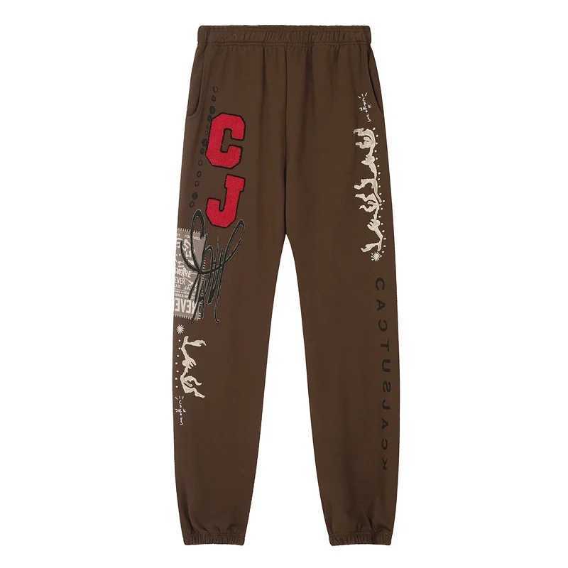 Fall Winter New Casual Pants ALPHAbet Towel Embroidery Men Women American High Street UTOPIA Co-branded Sports Pants X250319