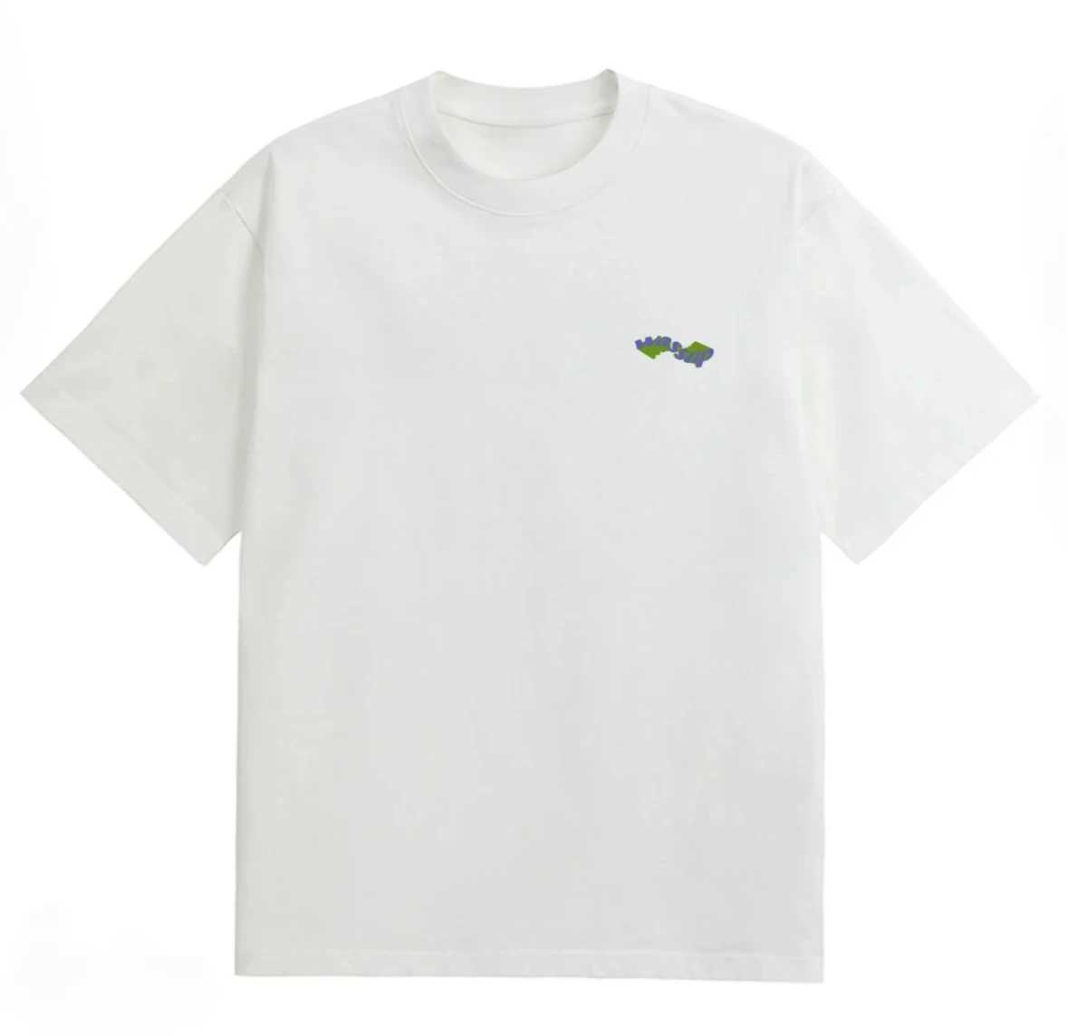 Splash cotton print summer short sleeved unisex high energy T-shirtT250318