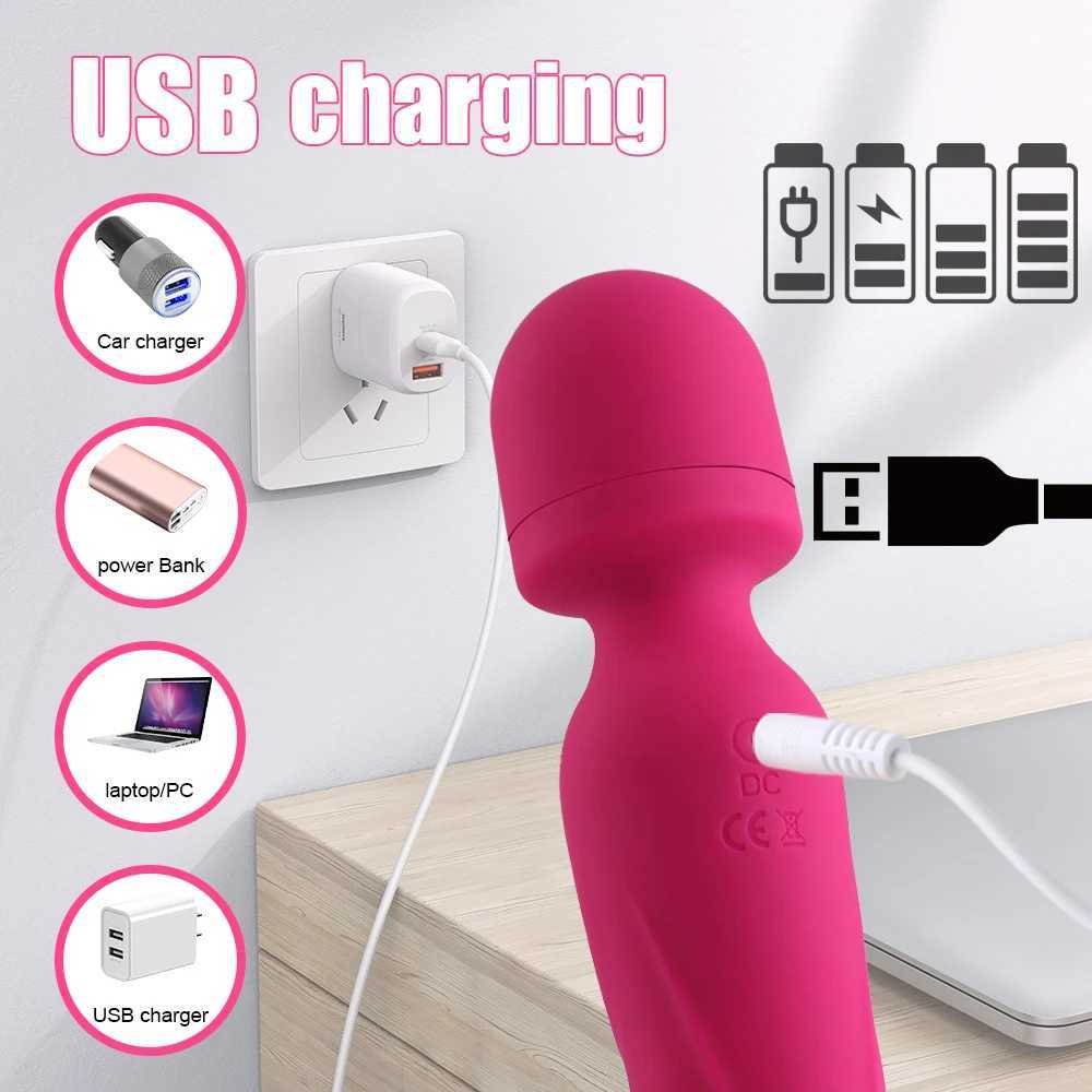 Powerful vibrator fake penis stick female clitoral stimulator G-spot vibrator female vaginal massager adult sex toy W250319