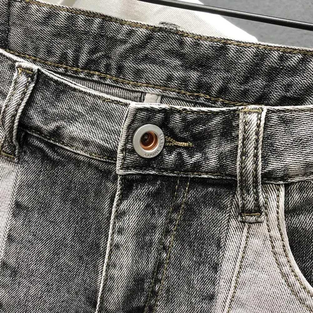Men Street Style Shorts Multi-pocket Men Shorts Summer Mens Denim Shorts with Multiple Pockets Baggy Ripped Jeans for Wear W250319