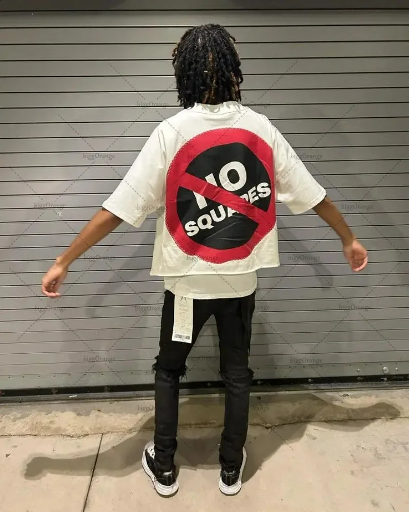 American Street Harajuku Retro Anime Print Oversized Short-sleeved Tops Men Y2k Fashion Loose Casual Versatile T-shirts Women 250319