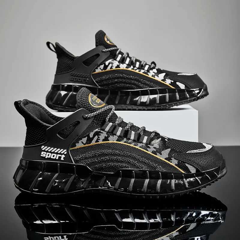 2024 Chinese Style Trend Outdoor Casual Shoes Breathable Mesh Lightweight Mens Shoes Running and Sports Shoes sneakers Z250319