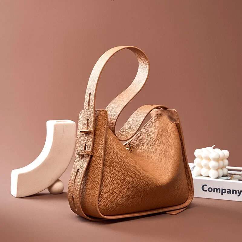 Women's Genuine Leather Shoulder Bags Niche Design Cowhide Crossbody Bag