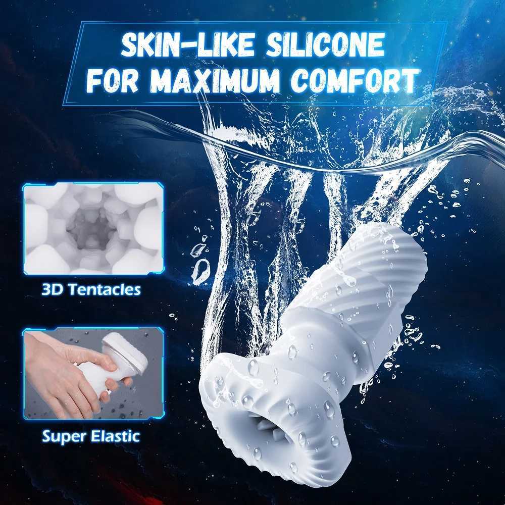 Kushor Robot Automatic Male Masturbation Phone Stand Heating Vibration Oral sex Machine Male Sex Toy Vaginal MasturbationXJ250319