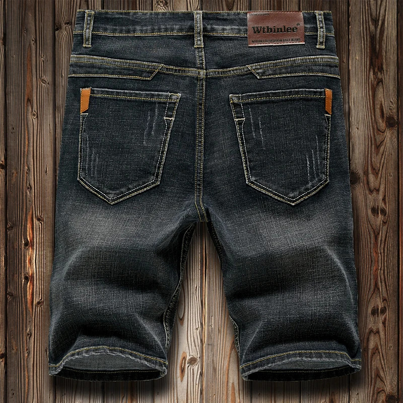 4 Model Classic Style Mens Slim Denim shorts Summer Business Fashion Thin Stretch Short Casual Pants Male 250317